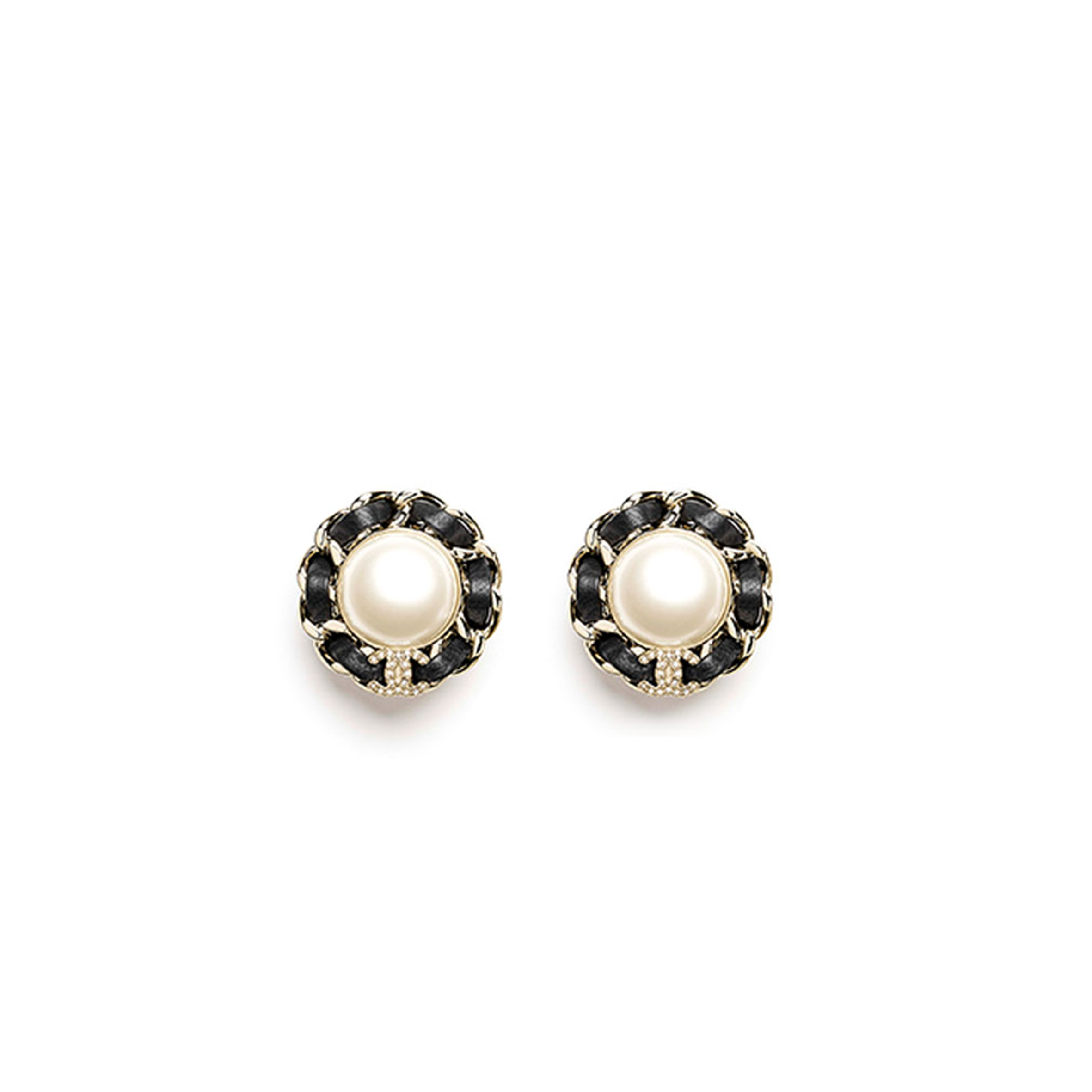 CHANEL CLIP-ON STUD EARRINGS ABG465